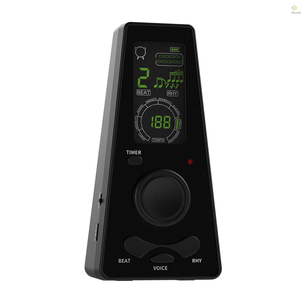 Doc Electronic Digital Metronome with Timer Universal Electronic