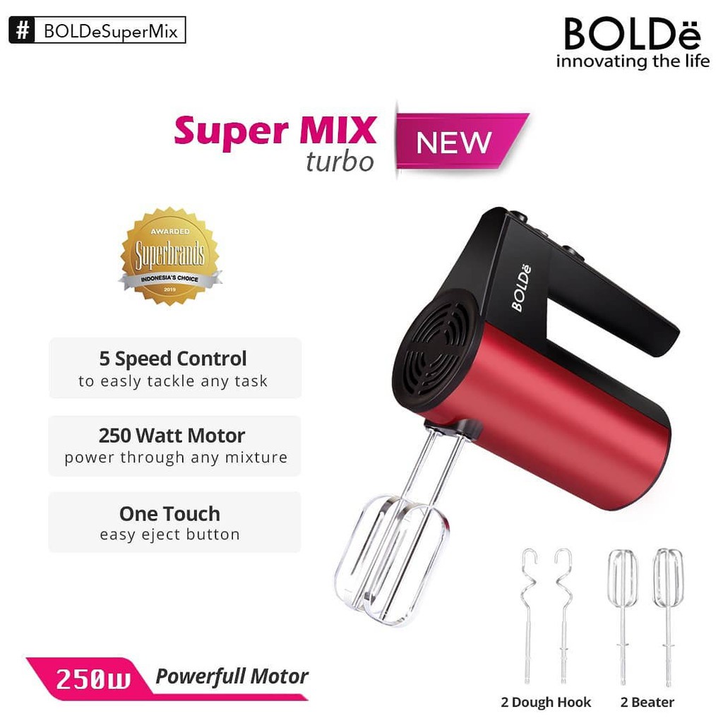 Bolde Mixer/Bolde Super Mixer/Bolde Super Mixer Turbo Mixer Shopee