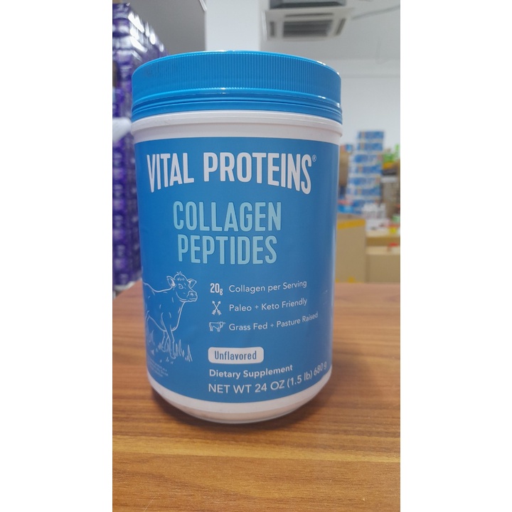 Vital Proteins Collagen Peptides Powder 680g - Usa 01 / 2027 (Jar ...