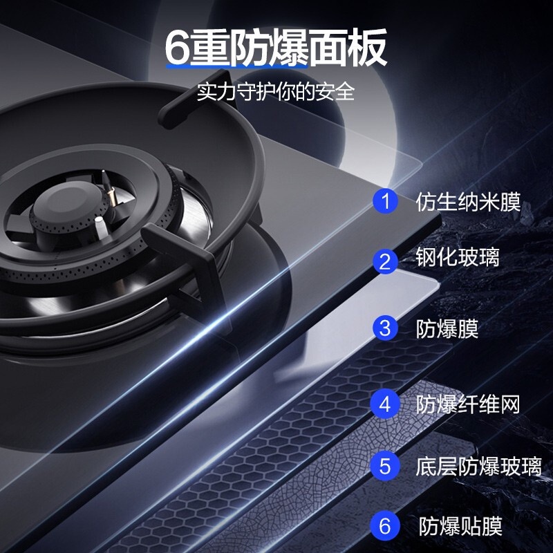 XH 【Nano Waterproof Membrane】Setir Gas Stove Gas Stove Double Burner