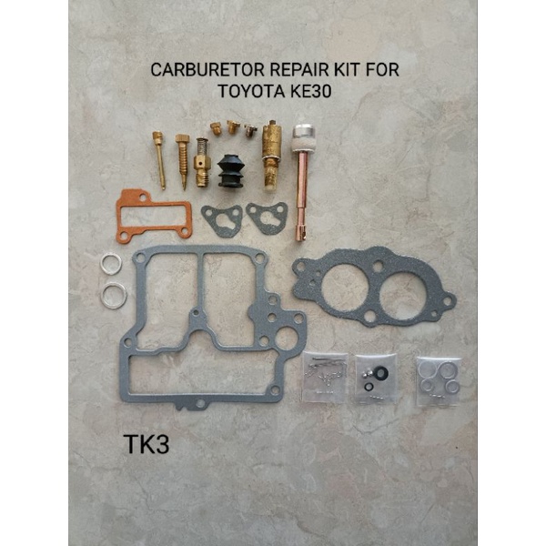 CARBURETOR REPAIR KIT FOR TOYOTA KE30 | Shopee Malaysia