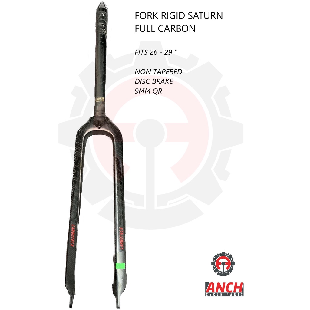 Fork Rigid Saturn Full Carbon 26 - 29 | Shopee Malaysia