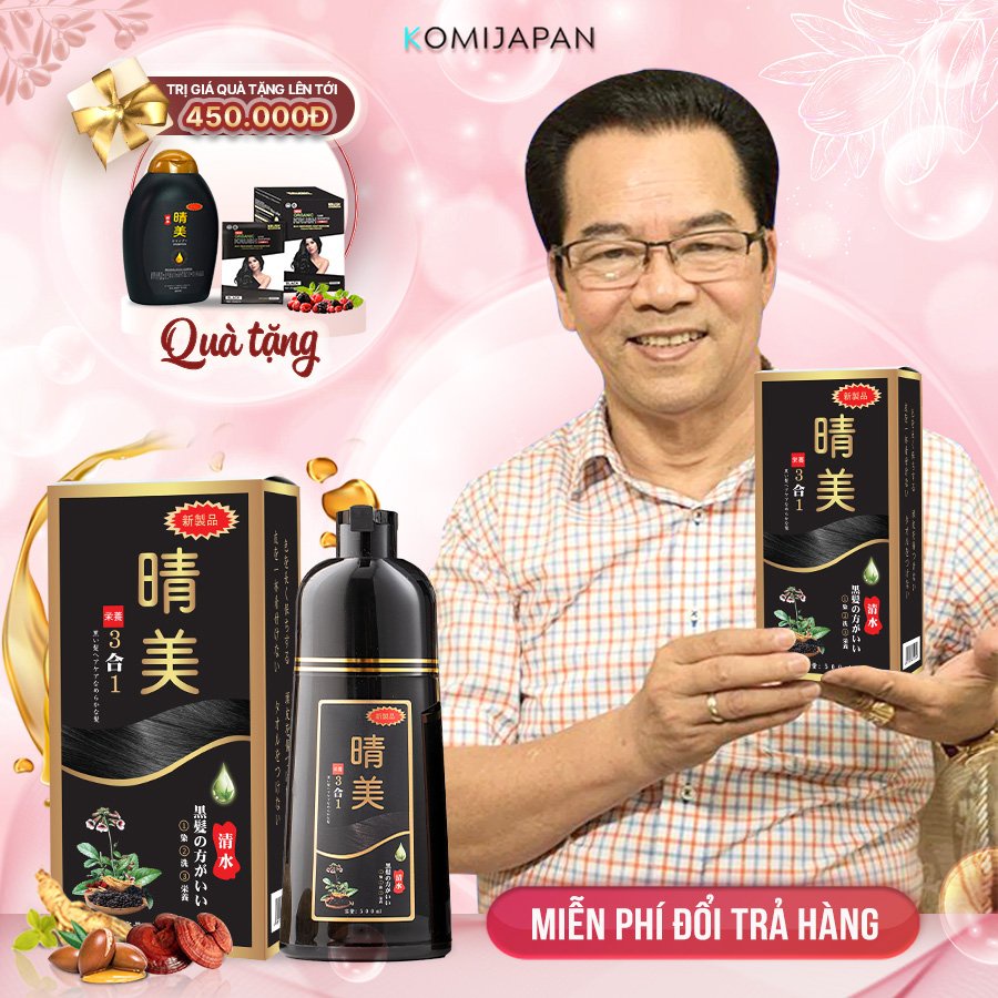 Komi Japanese herbal hair dye shampoo 500ml Shopee Malaysia