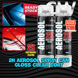 Ready Stock] 2K Clear Coat - Ideal Touch Up Aerosol Paint Spray Paint 400ml