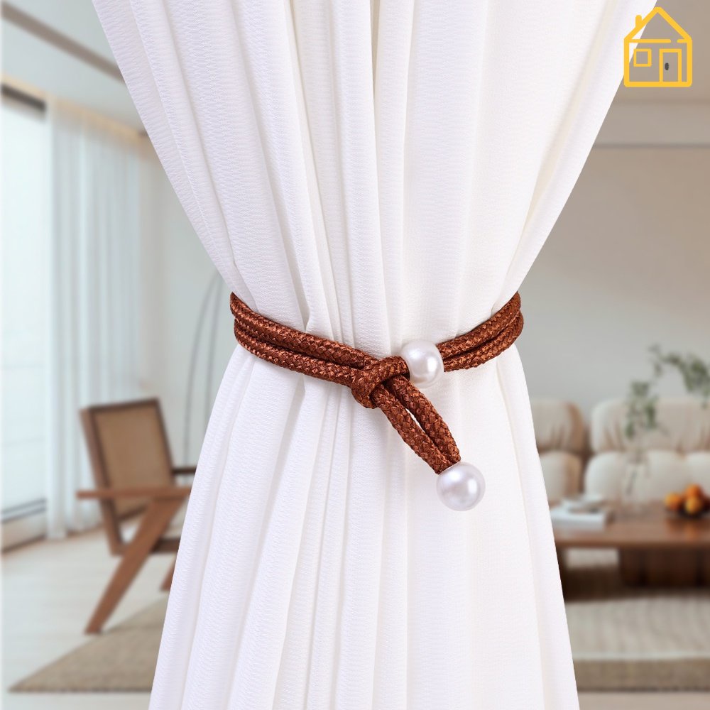 Pearl Ball Curtain Tiebacks Tie Backs Professional Curtain Rods