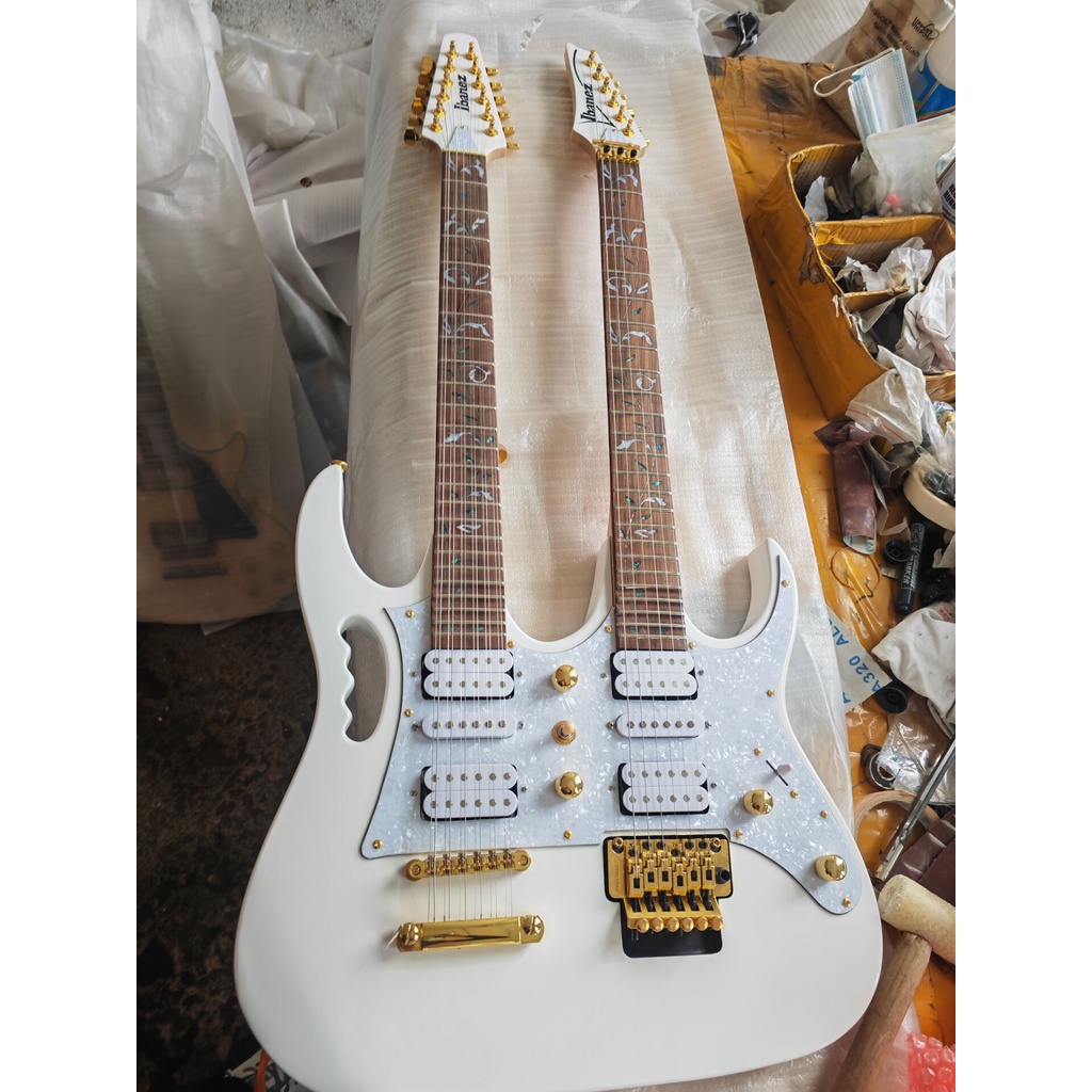 Classic Double Neck Electric Guitar Jem Steve Signature 1275 SG Wylde