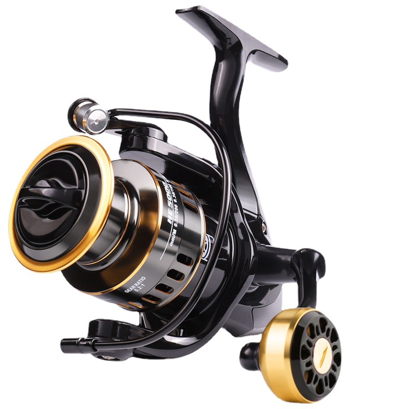 Fishing Reel He1000-7000 Drag 10kg Metal Ball Grip Spool Spinning Reel 