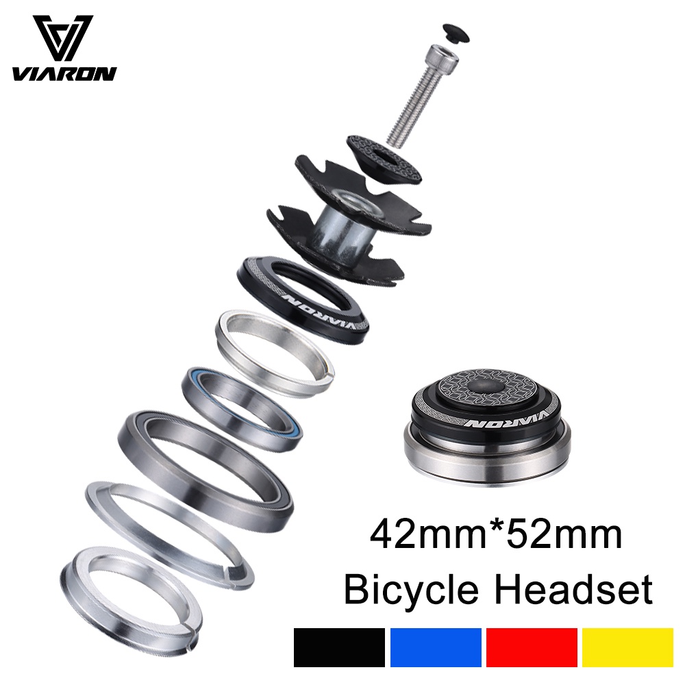 ECILY VIARON Bicycle Headset 42mm 52mm CNC 1 1/8"1 1/2" MTB Bearing