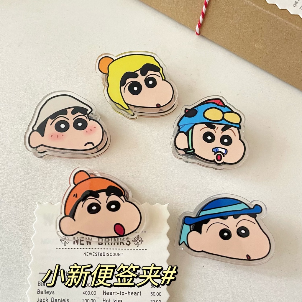 Crayon Shinchan Clip Test Paper Clip Folder Stationery | Shopee Malaysia