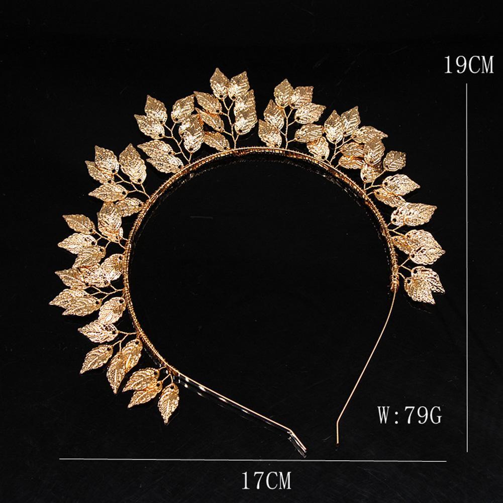 🇲🇾 KL READY STOCK Bridal Hair Accessories Leaf Headbands Golden Leaves