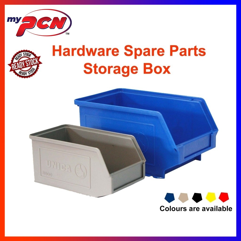 PCN UNICA WallMounted Frontvent Stackable Industrial Container Box/ Heavy Duty Hardware Spare