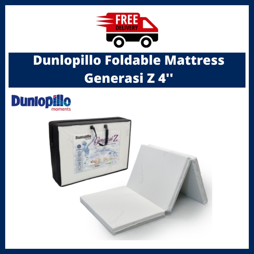 Dunlopillo Orthorest Foldable Mattress Generasi Z 4'' Mattress Only