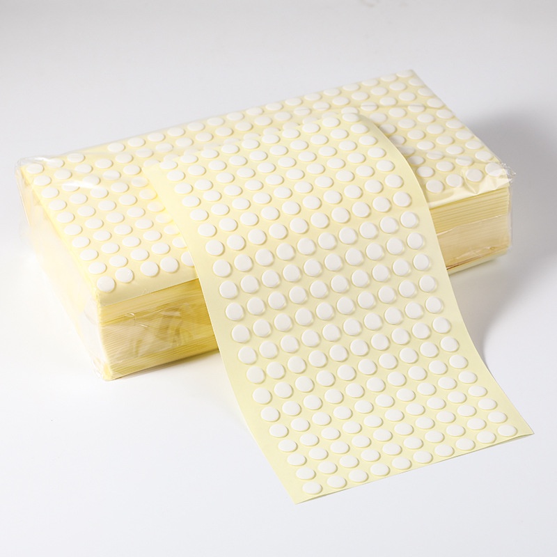 1 Sheet Transparent Circular Acrylic Double-sided Adhesive Removable ...