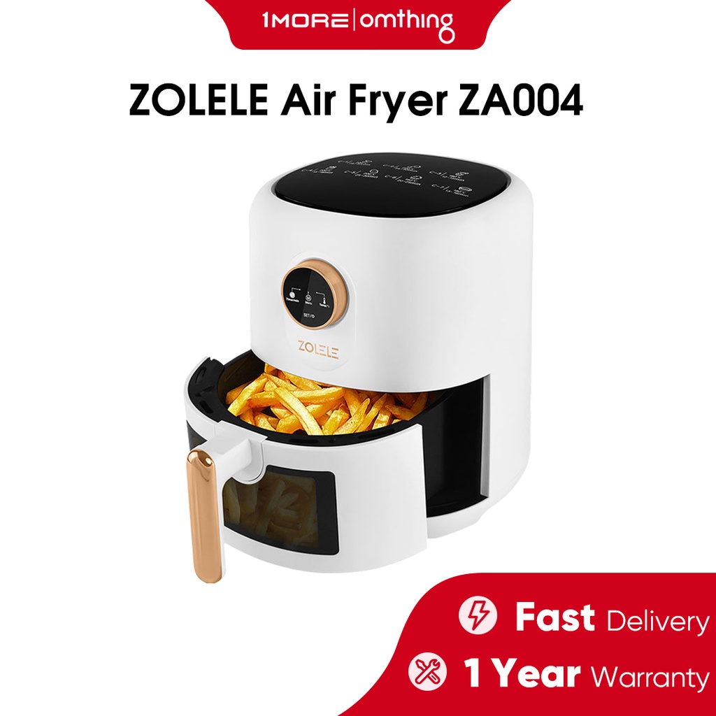 ZOLELE Air Fryer(6.5L/5.5L/4.5L) with Timer & Temperature Control Oil