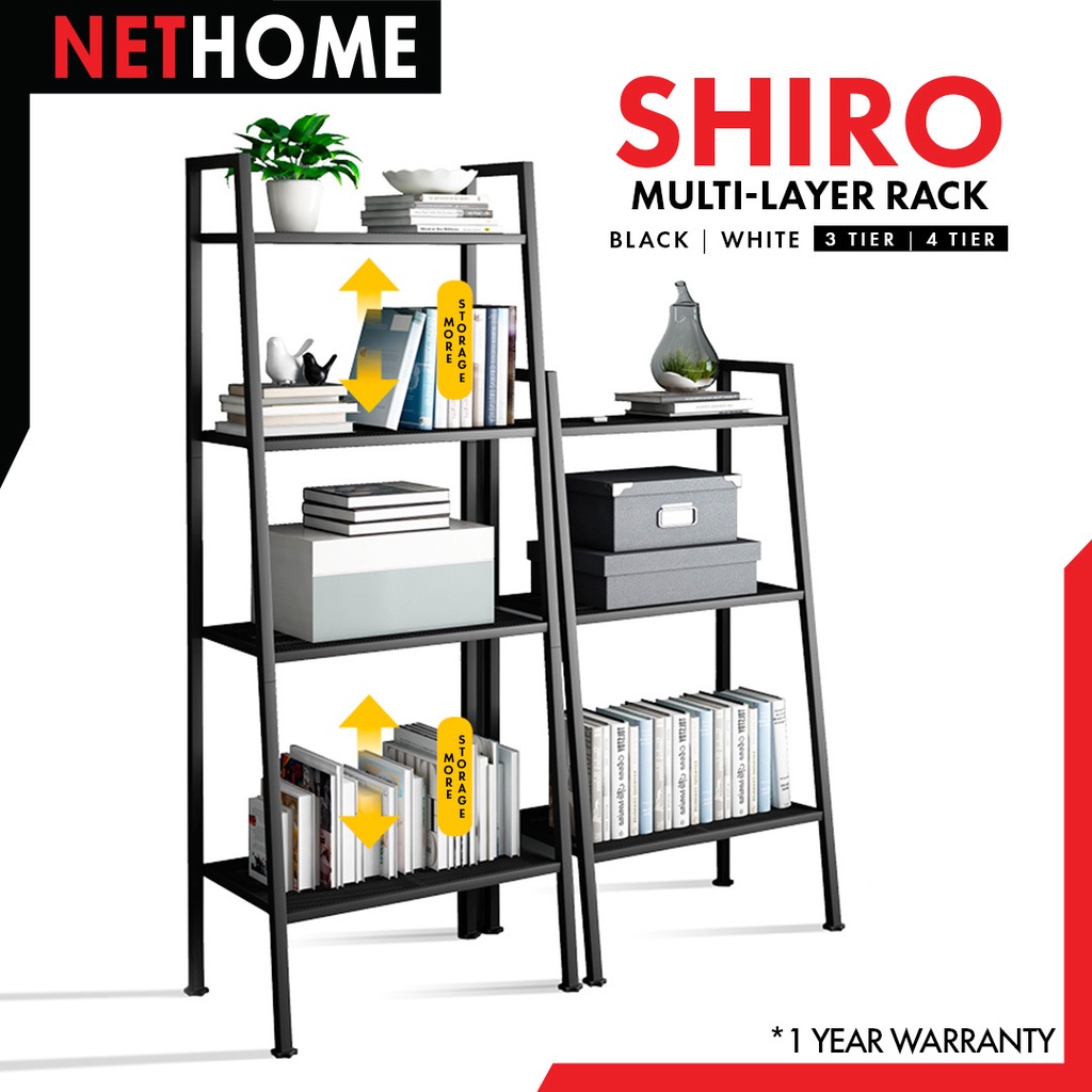 2/3/4/5 Tier Multipurpose Shelf Shelves Rack Rak Besi