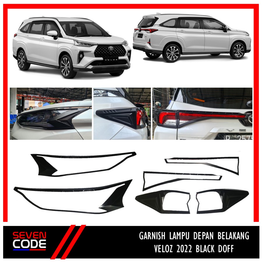 Avanza XENIA VELOZ 2022 Front Rear GARNISH Package | Shopee Malaysia