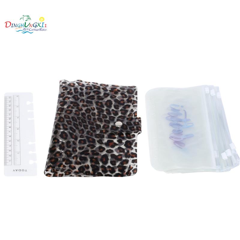 PVC Notebook Cover Planner Budget Binder Organizer 6 Round Ring