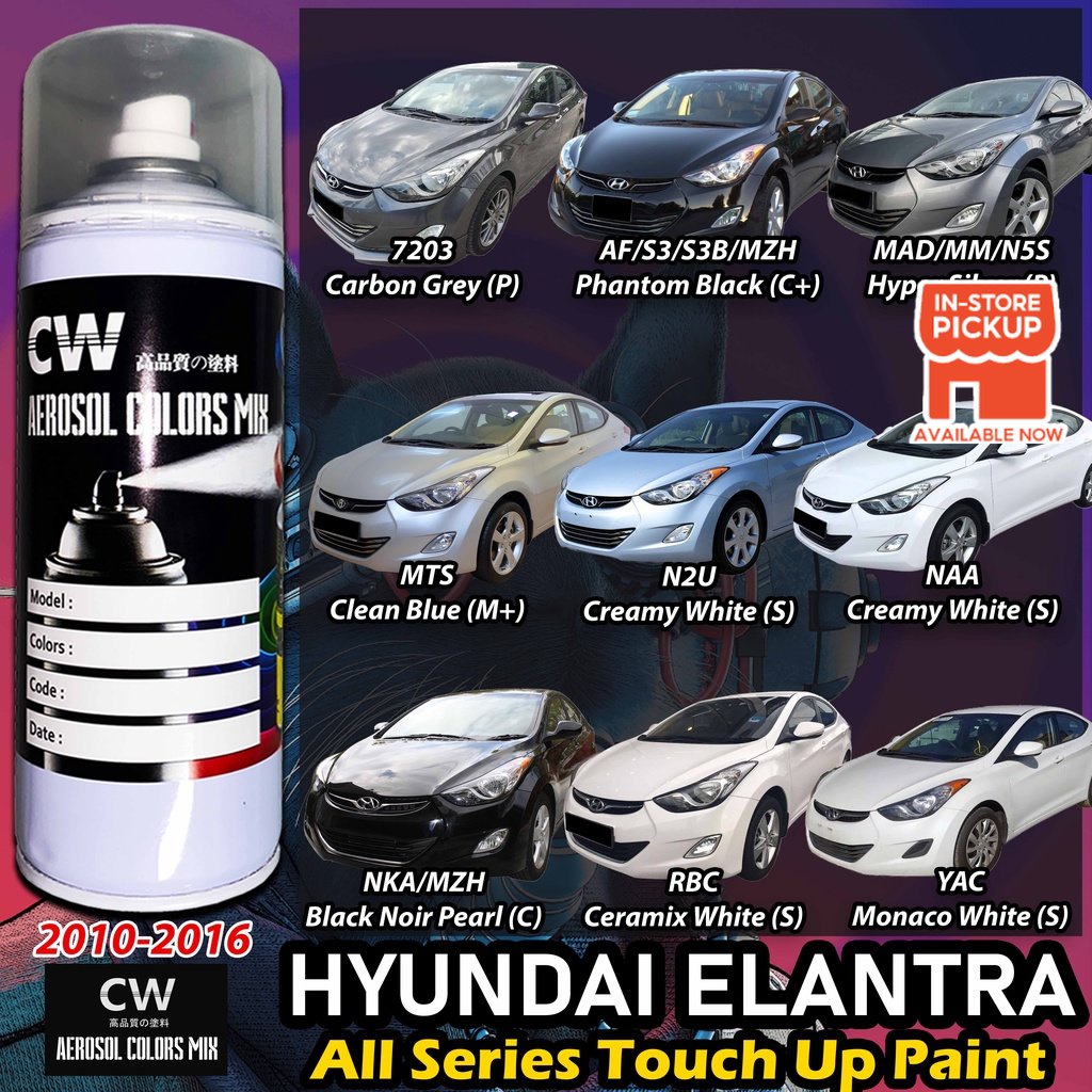 [ HYUNDAI ELANTRA GEN5 ] Touch Up Paint Color CW Aikka Aerosol DIY Cat ...