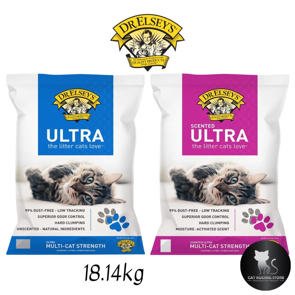 Dr Elsey's Ultra Premium Clumping Cat Litter 18.14kg (Large