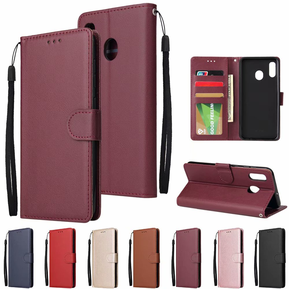 SEAHAI Cover Portafoglio In Pelle PU Per VIVO Y17s - Con Slot Porta Carte, Supporto Integrato E Chiusura Magnetica - Custodia Antiurto Flip Cover - Nero