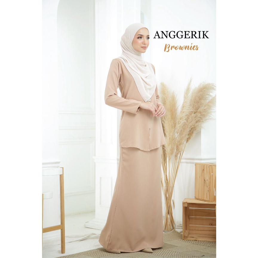 Baju Kurung Anggerik Plain Kurung Moden Raya Murah Bridesmaids