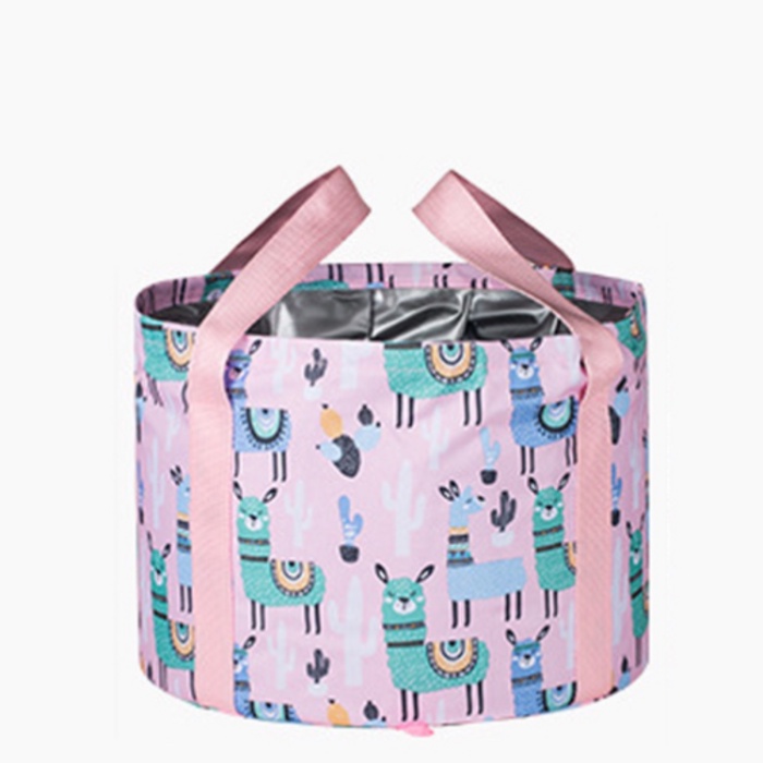 2IN1 Foot SPA Bath Bucket Bag 12L Travel Portable Foldable Bathtubs Big ...