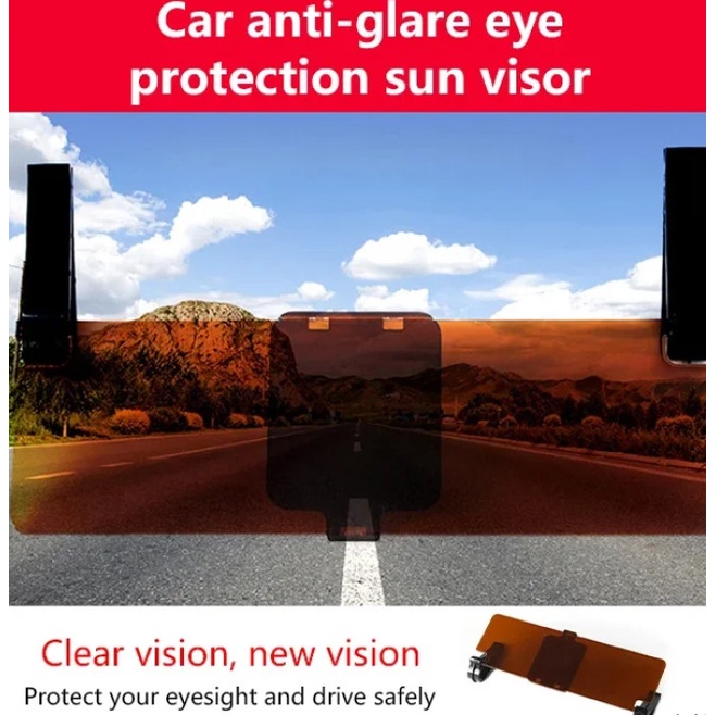 [HD Anti-Glare/Easy View] Car Sun Visor/Anti-Glare Mirror/Protective ...