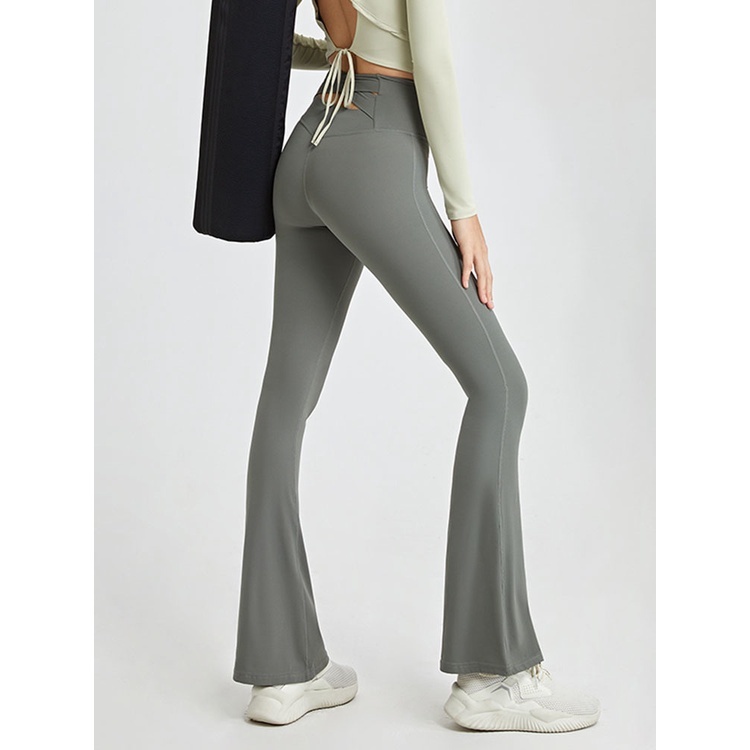Tavimart Women'S Elegant Trousers Autumn High Waist Elastic Force Slim Micro Flare Casual Pants For Female Casual Trousers Jogger Pants main image 0