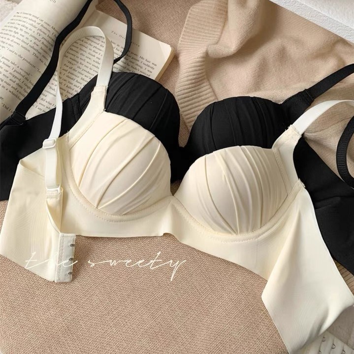 Lingerie women small breasts gathered to show large A to C pure color collection side breast