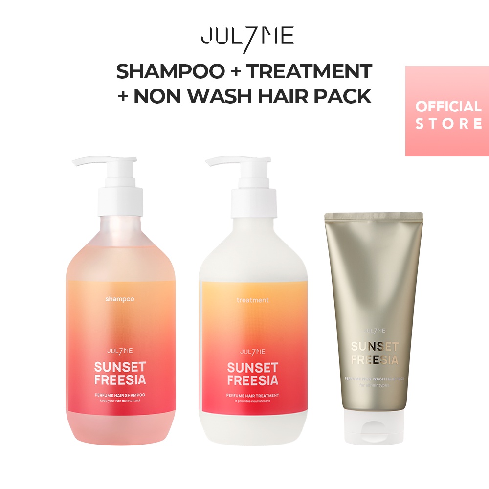 Julyme Bundle of 3 Perfume Shampoo 500ml Plus Treatment 500ml Plus Non ...