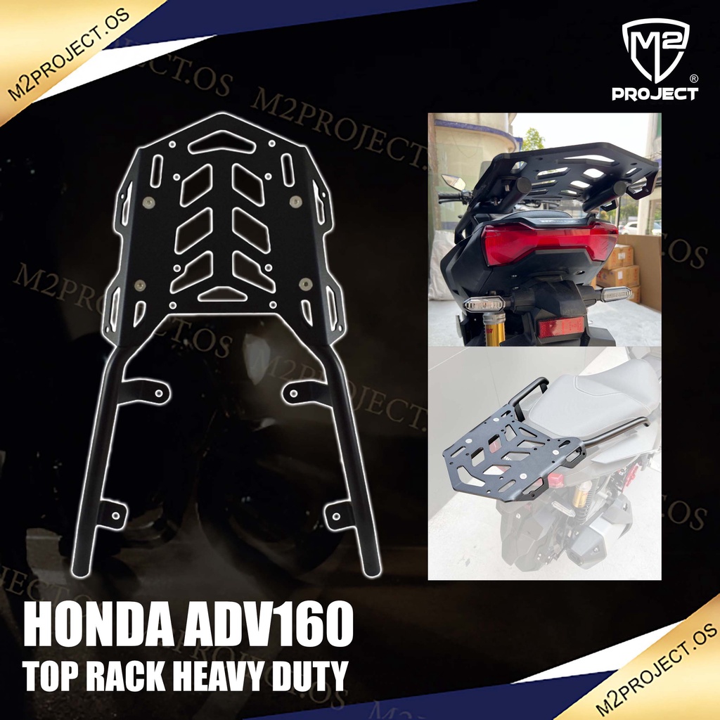 Top Rack Monorack Honda ADV160 Top Box Rack Tail Luggage Holder by m2project.os Shopee Malaysia