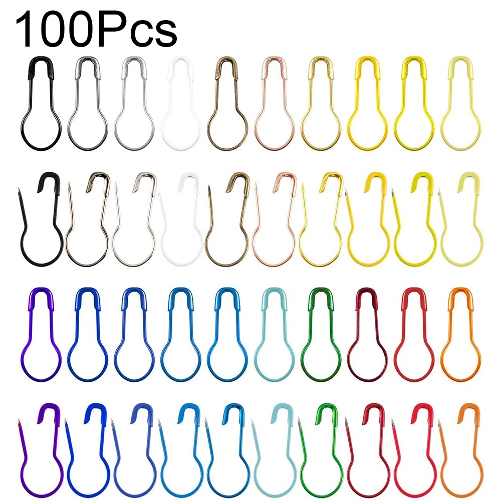 Safety Pins Metal Clips/ Gold Silver Marker Tag Gourd Pins/ Safe Craft ...