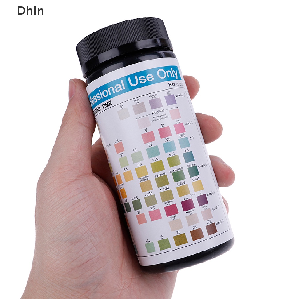 [Dhin] URS10T 100strips Urinalysis Reagent Test Paper 10 Parameters