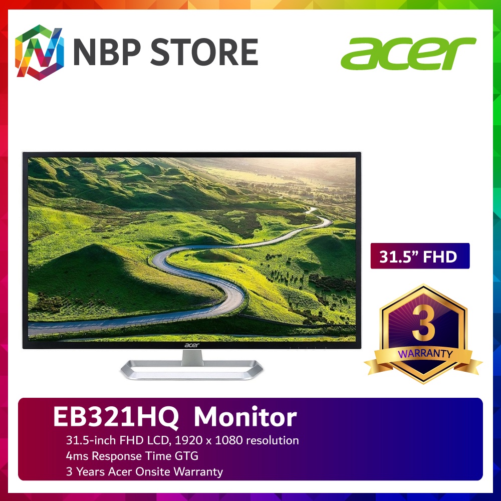 Acer EB321HQ Abi 31.5" FHD IPS Widescreen LED LCD Monitor | Shopee Malaysia