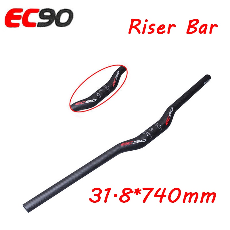 Carbon MTB Handlebars, Mountain Bike Handlebars 31.8, Straight Riser