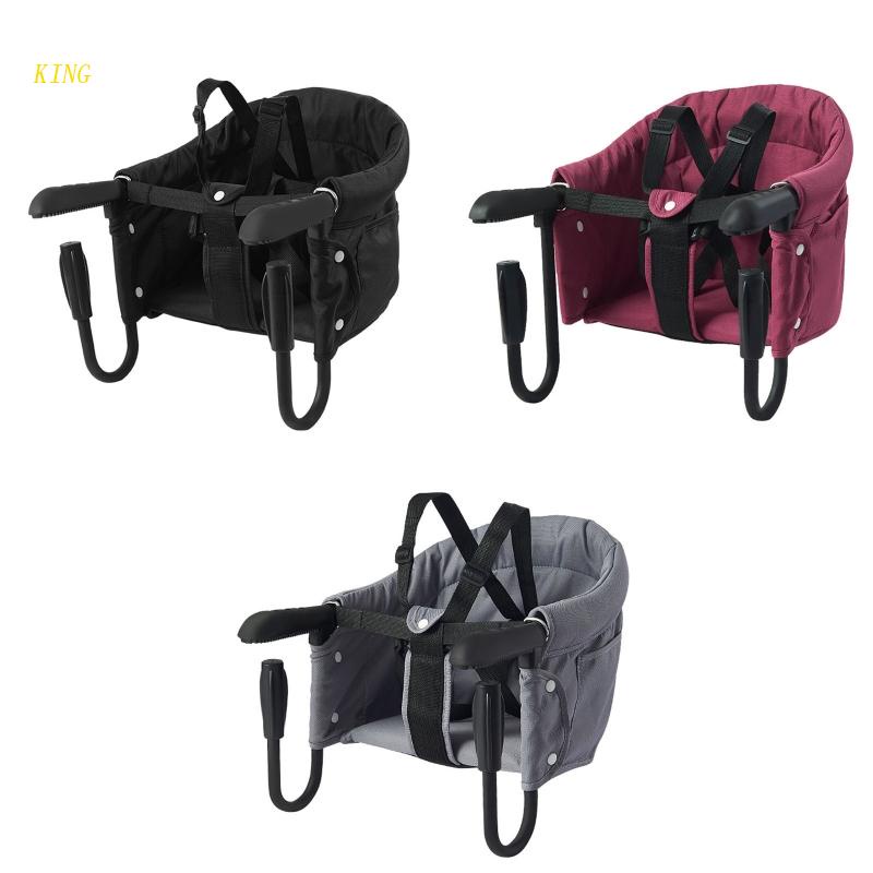 KING Hook on High Chair Portable Baby Highchair Foldable Clips to