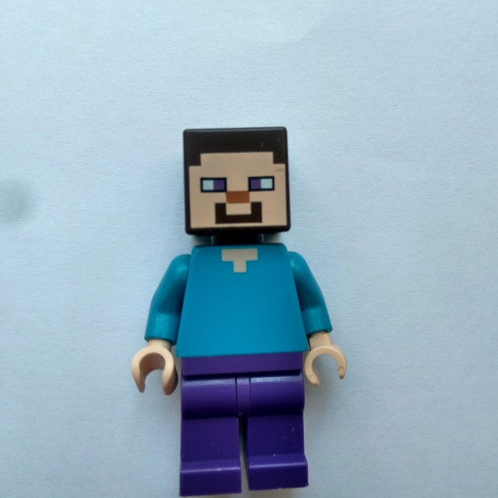 Lego Minifigure Minecraft Steve Torso Leg Original Shopee Malaysia