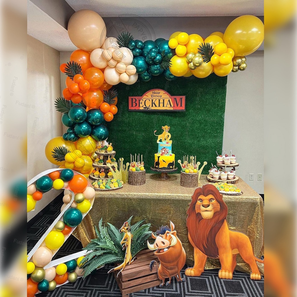 Disney Lion King Balloons Garland Arch Kit Age 19 Safari Jungle
