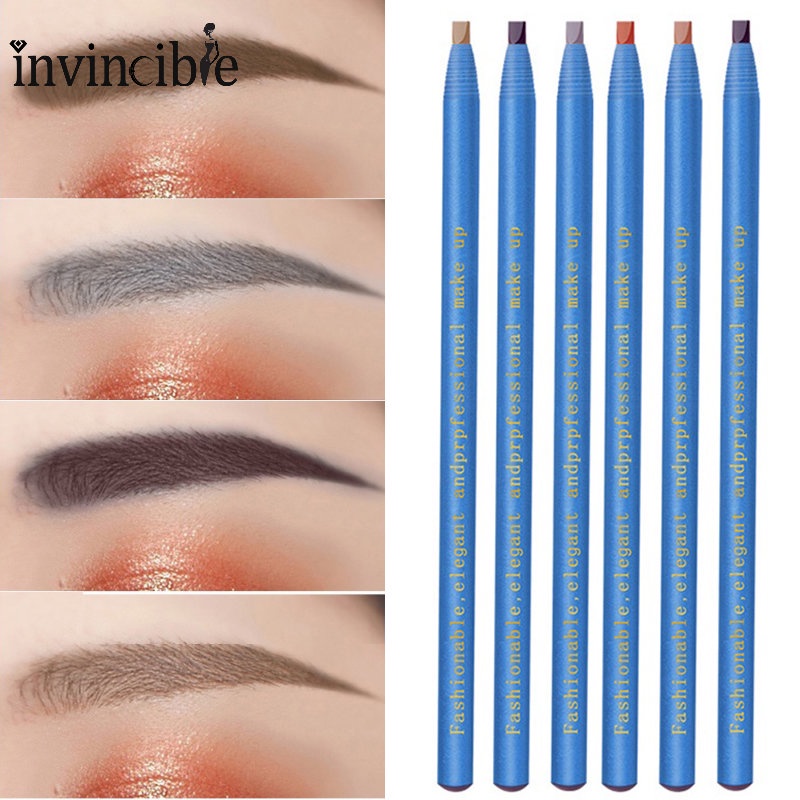 6 Colors Microblading Eyebrow Pencil/ Waterproof NonMarking Shadow