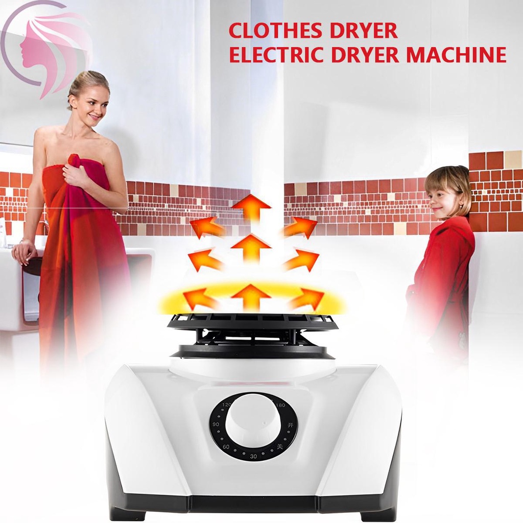 Laundry Dryer 1200W Mini Electric Laundry Dryer High Efficiency Clothes
