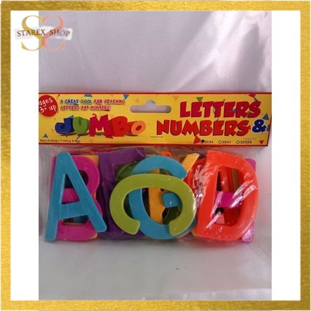 starexshop Jumbo big Alphabet capital small Letters Numbers Educational ...