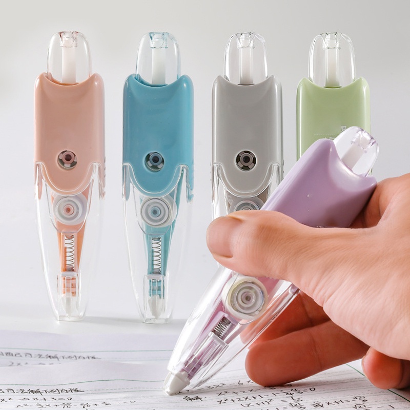 Pushtype replaceable core Morandi color correction Tape TearResistant tape School office