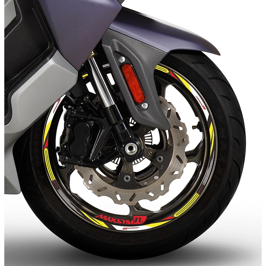 Motorcycle Wheel Sticker Waterproof Rim Stripe Maxsym TL 508 2023 for ...