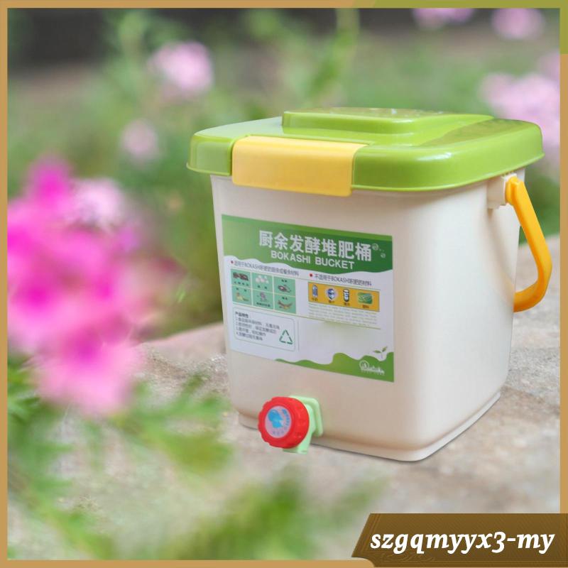 [ 12L Indoor Compost Bin,Household Compost Box with Lid Container