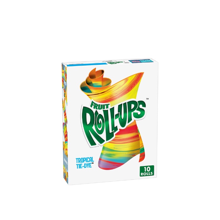 Fruit Roll Ups Tropical Tie Dye Creamy Marshmallow Tropical Fruit Flavor 141g Origin Usa 7327