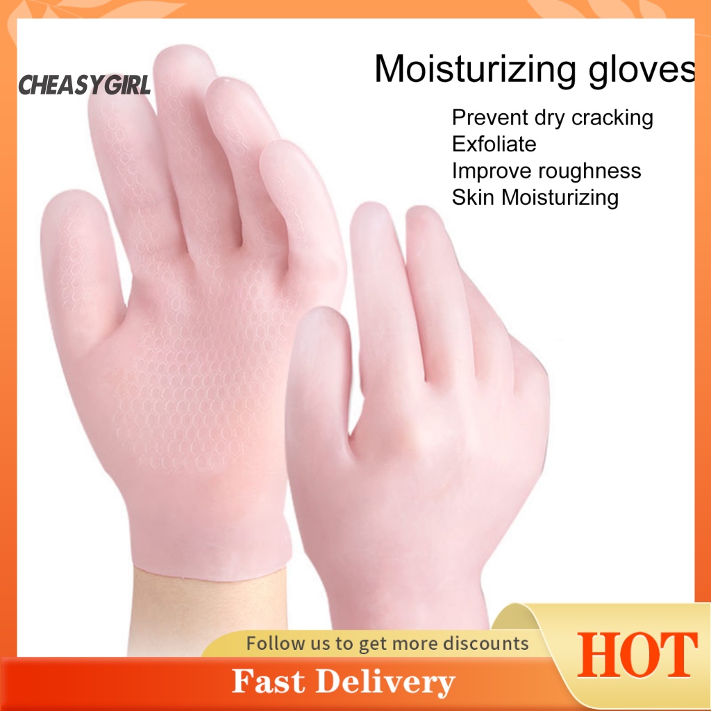 Che 1 Pair Soft Nourishing Gloves Women Supply Dry Cracked Aging Hand