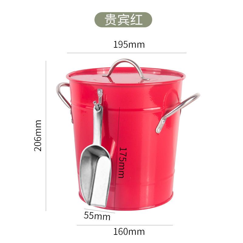 4 Liter Double Wall Ice Bucket,Ice Bucket For Cocktail Bar,Ice Buckets