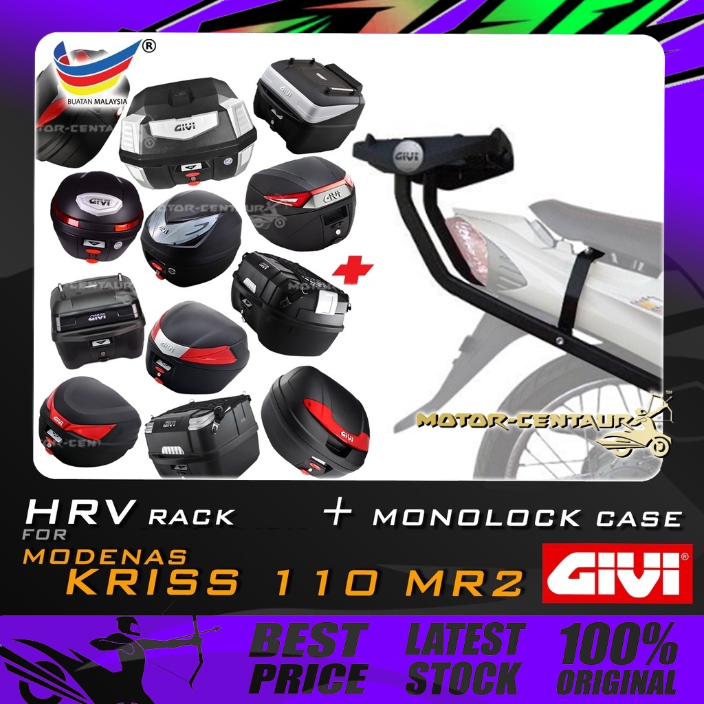 GIVI MODENAS KRISS MR2 HRV HEAVY DUTY J RACK | Shopee Malaysia