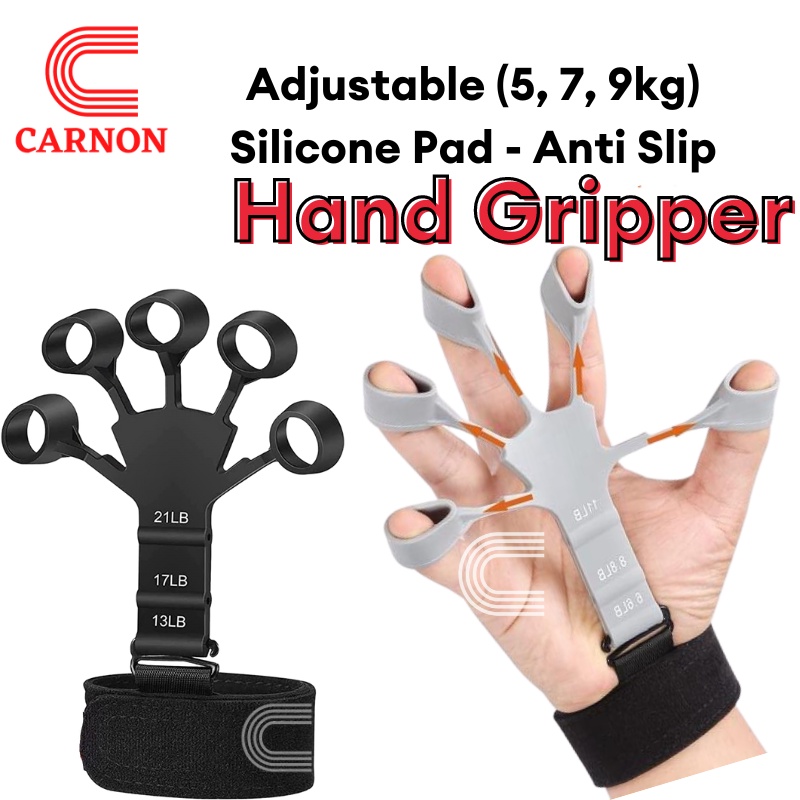 Resistance Band Hand Grip Finger Gripper Adjustable Wrist Arm Forearm