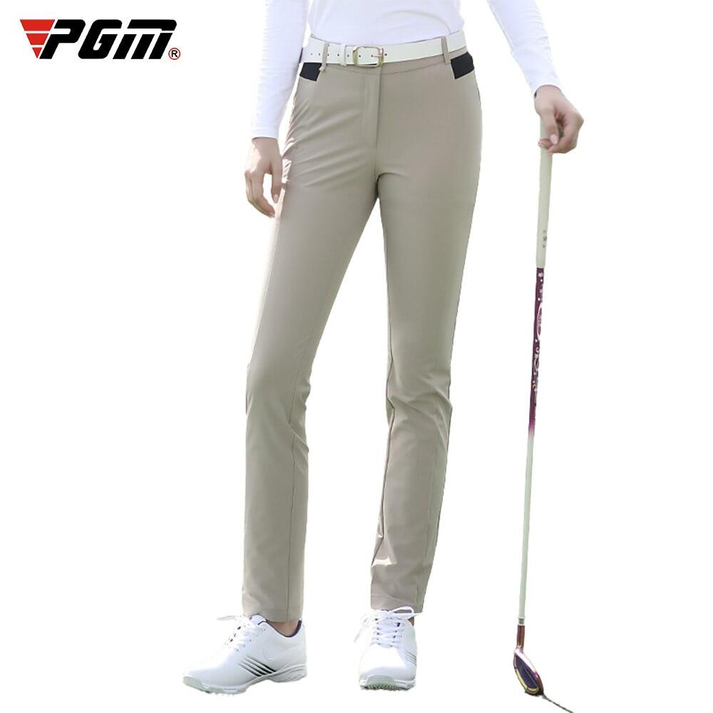 PGM Women's Golf Pants Spring Summer High Elasticity Slim Fit Ladies